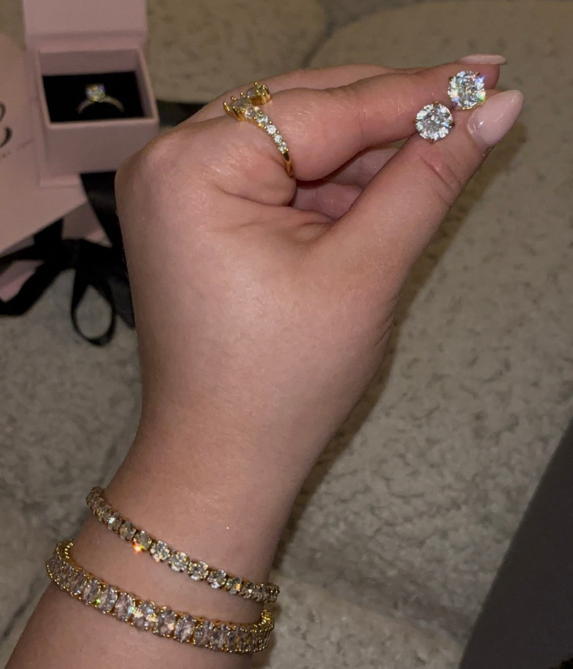 Diamond Stud Earrings