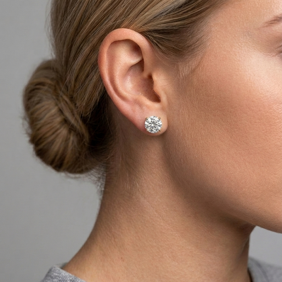 Diamond Stud Earrings