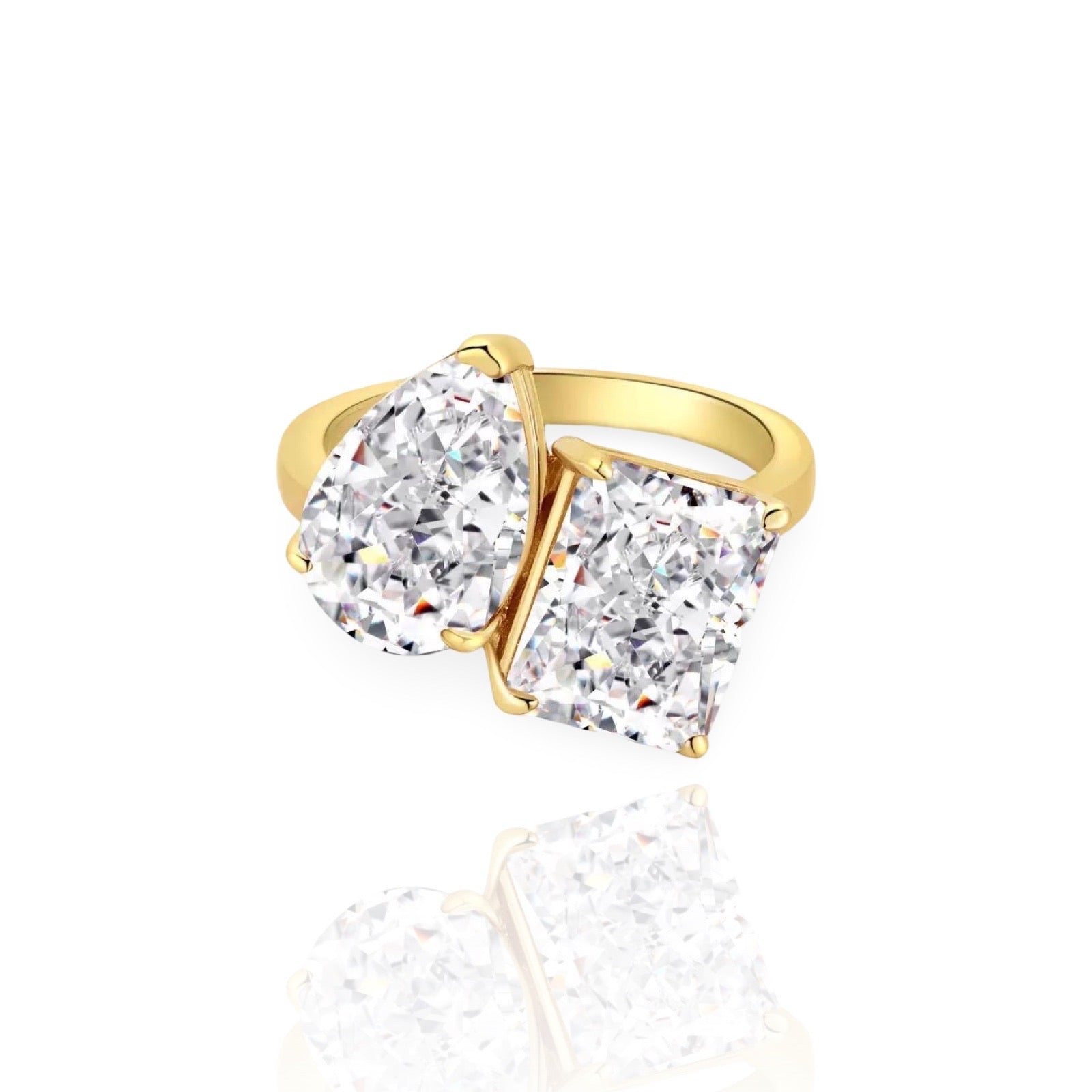 Duo Brilliance Ring | 925 Sterling Silver