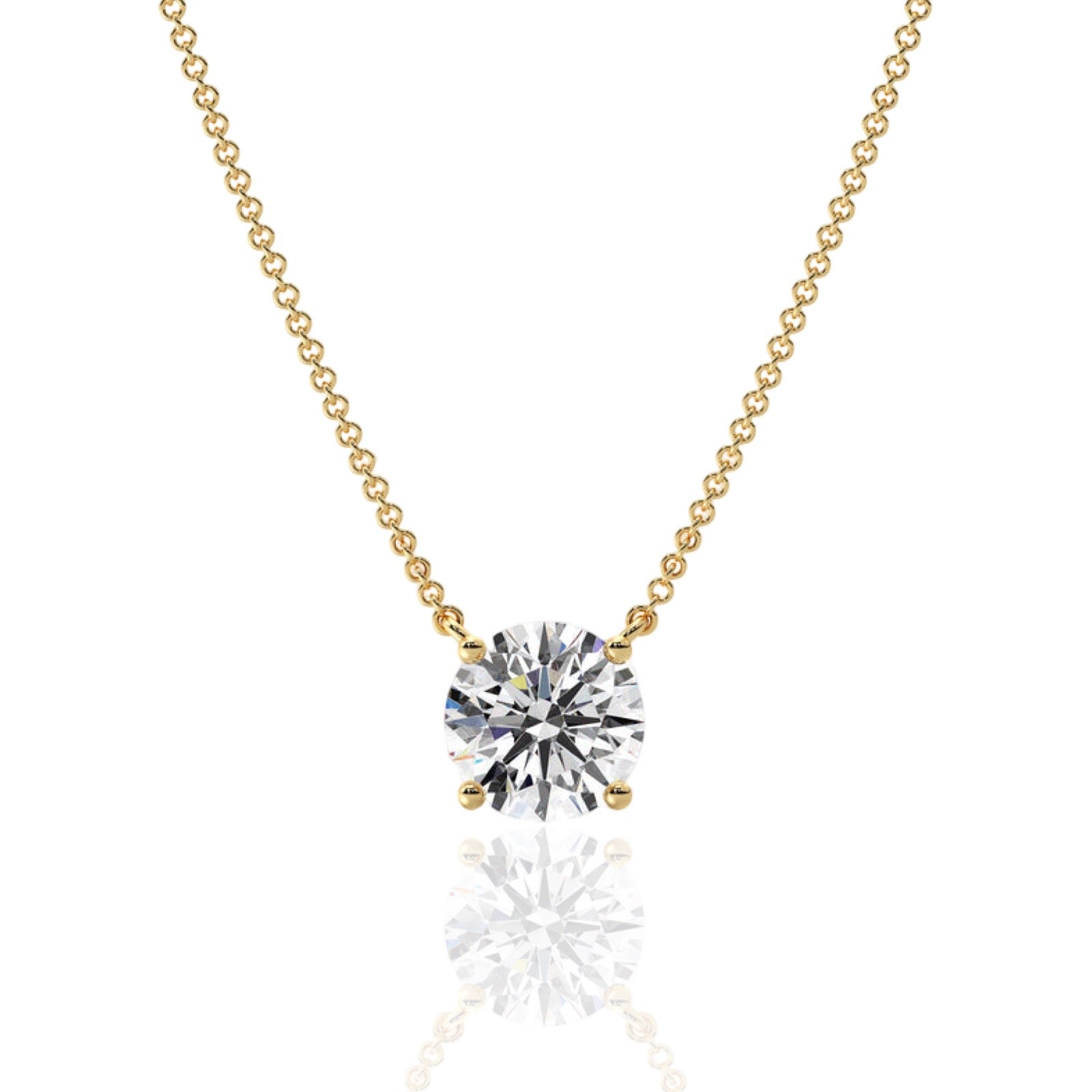 Diamond Stud Necklace