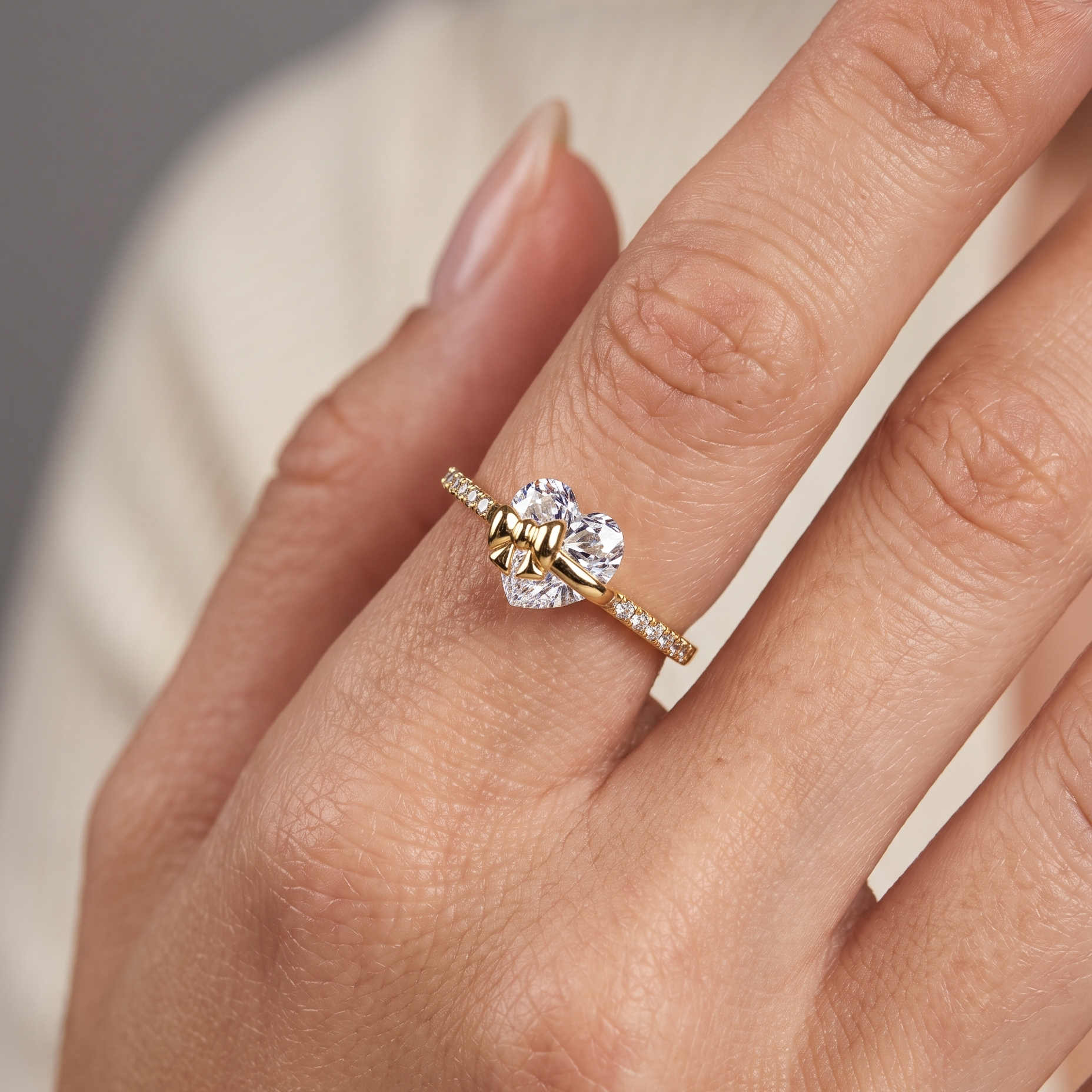 Lovely Bow Ring | 925 Sterling Silver