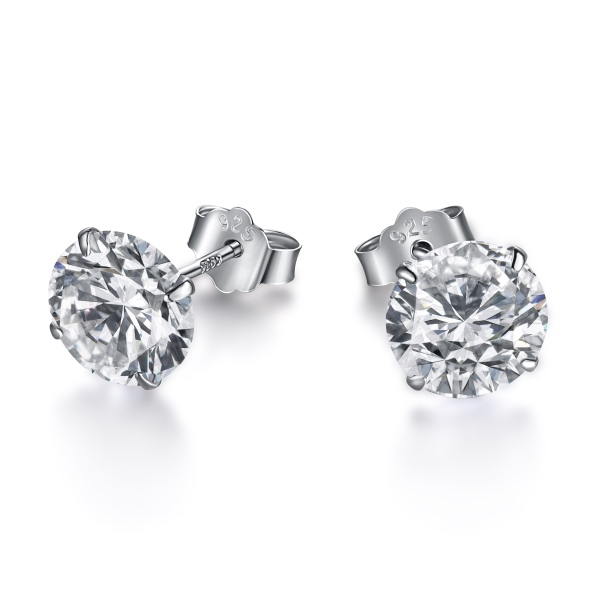 Aurelia Stud Earrings in Silver - 925 Sterling Silver