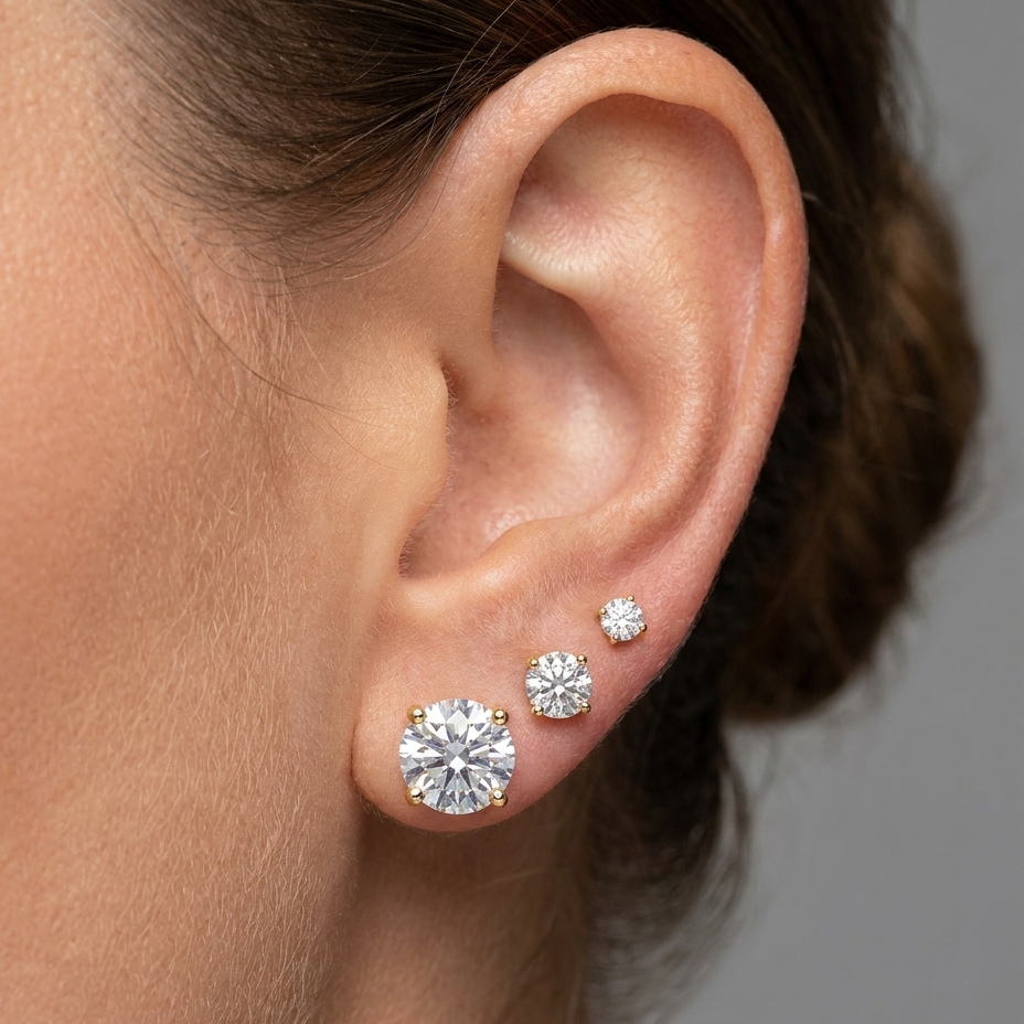 Diamond Stud Earrings