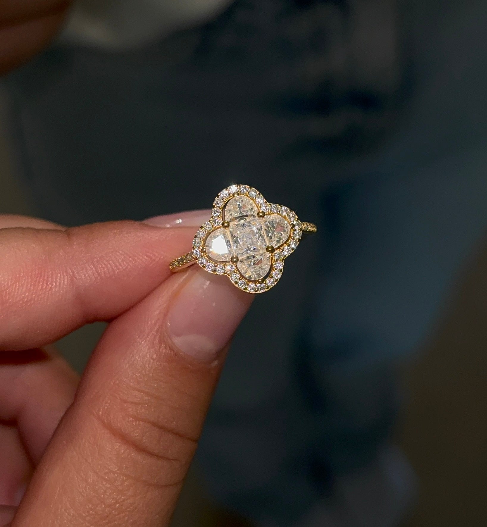 Klaverring | 925 Sterling Zilver