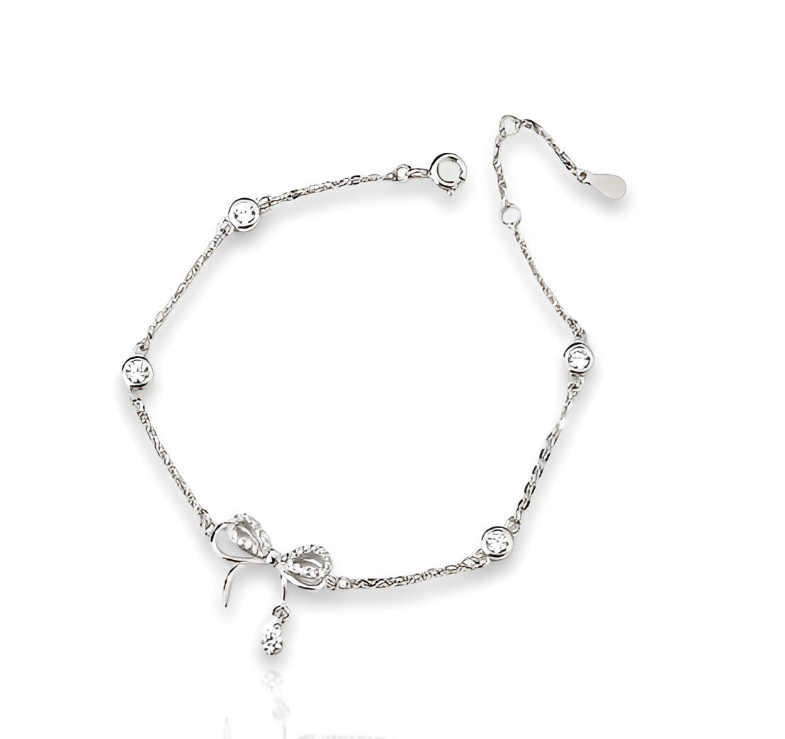 Flair Bow Bracelet | 925 Sterling Silver