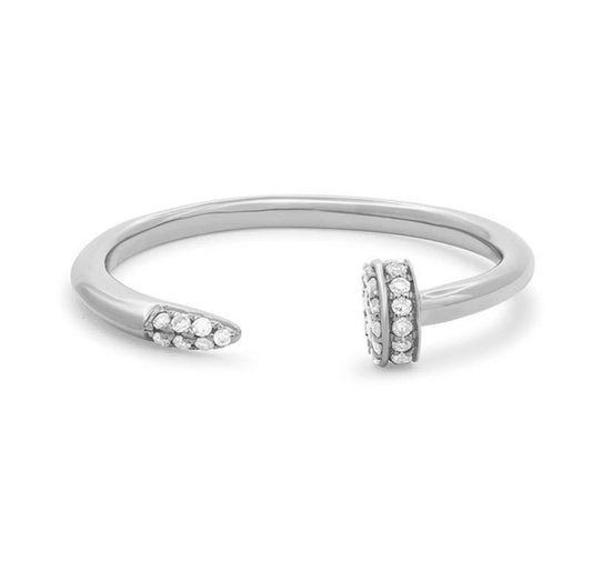 Silver Nail Ring | 925 Sterling Silver