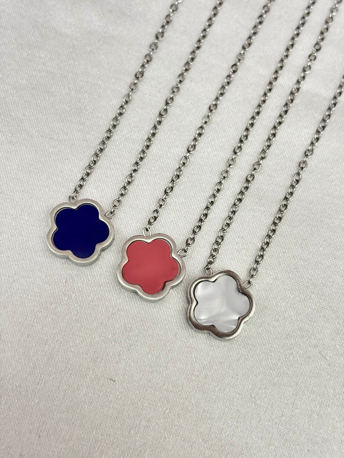 Silver Clover Necklace