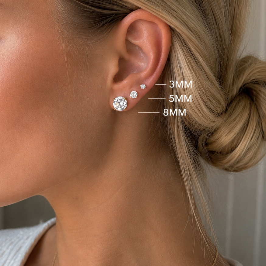 Diamond Stud Earrings