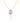 Oval Diamond Necklace | 925 Sterling Silver