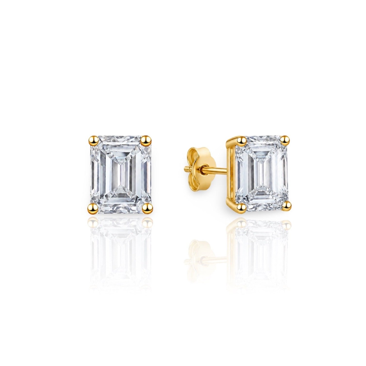 Emerald Earrings | 925 Sterling Silver