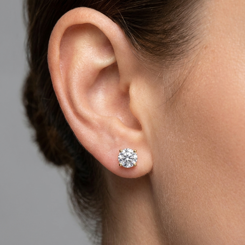 Diamond Stud Earrings