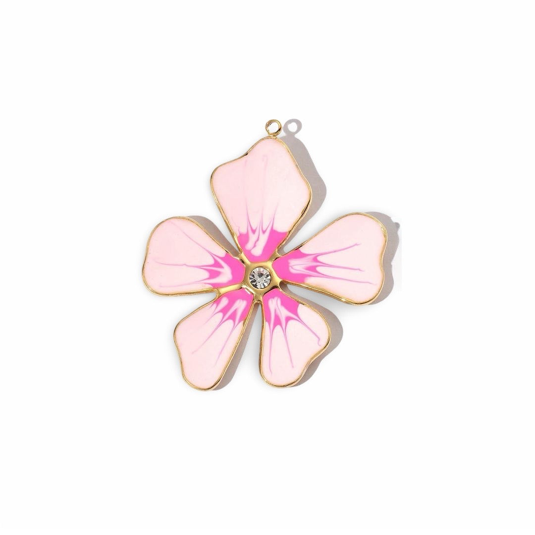 Pink Blossom Charm