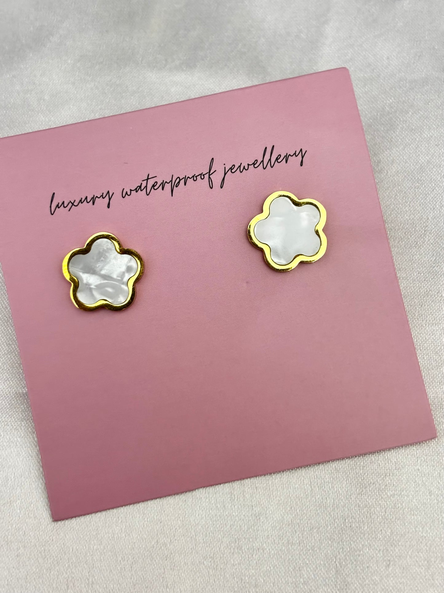 Gold Clover Earrings