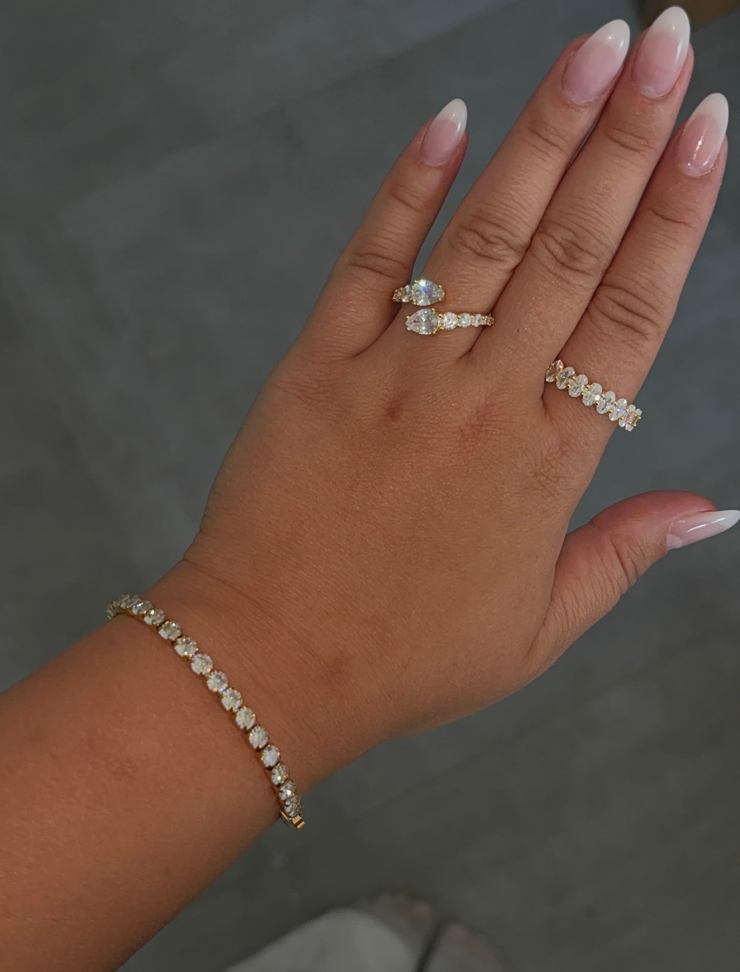 Gold Solara Ring | 925 Sterling Silver