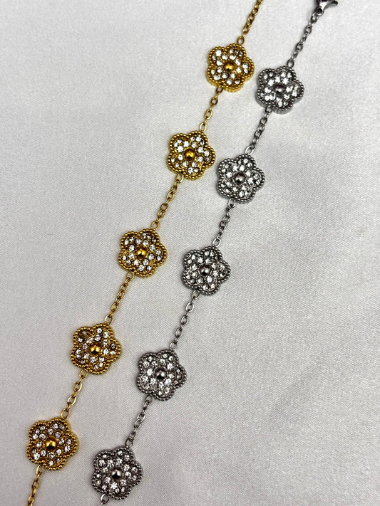 Sparkle Clover Bracelet