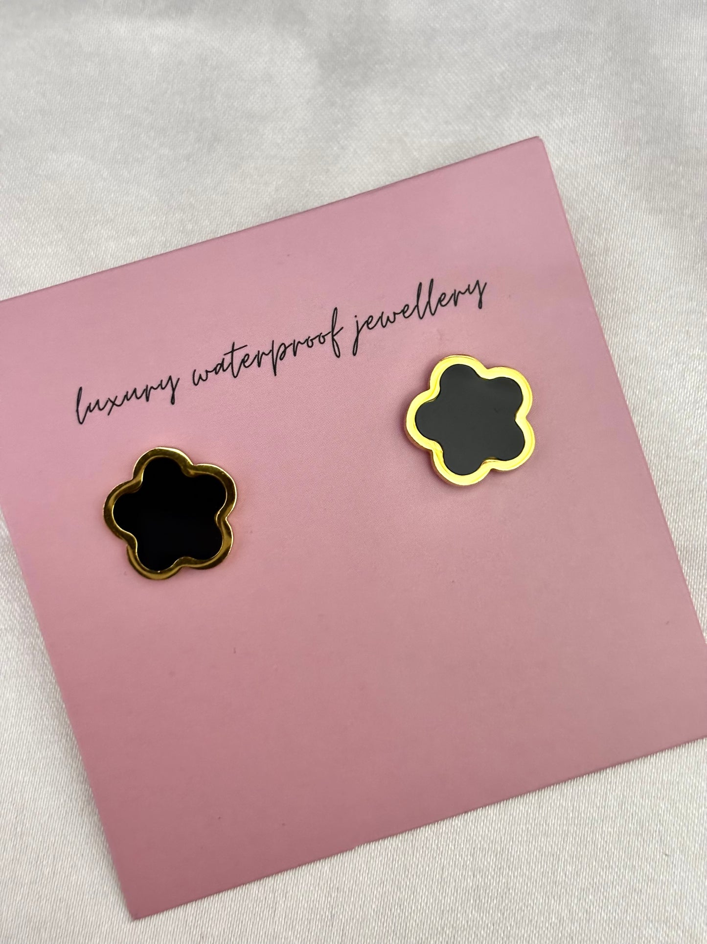 Gold Clover Earrings