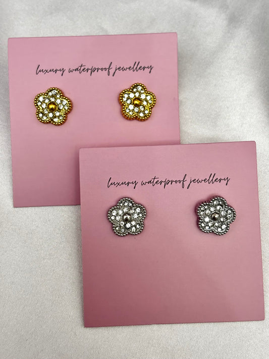 Sparkle Clover Earrings