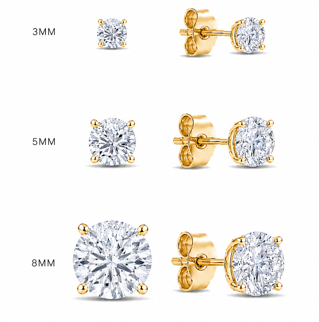 Diamond Stud Earrings
