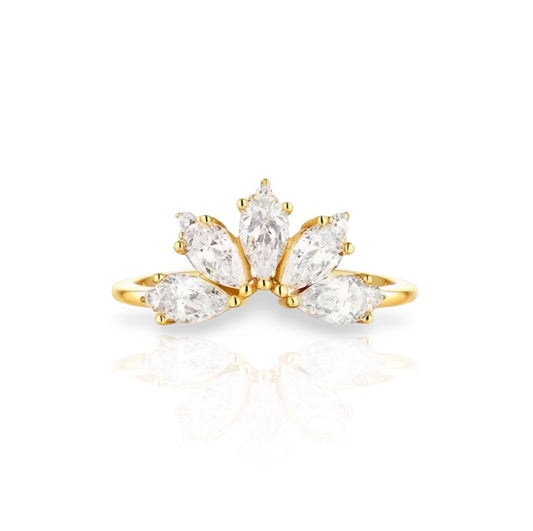 Aurora Bloom Ring | 925 Silver