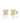 Gold Butterfly Earrings | 925 Sterling Silver