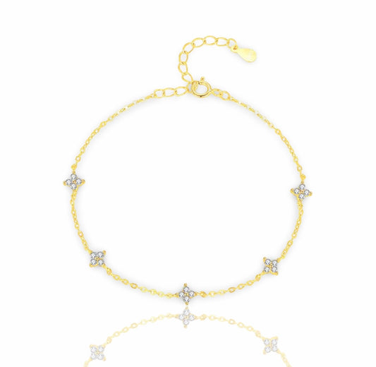 Gold Nova Bracelet | 925 Sterling Silver