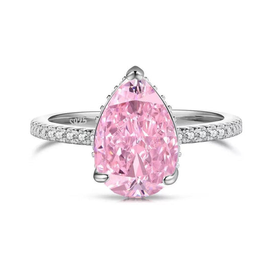 Pink Silver Alara Ring