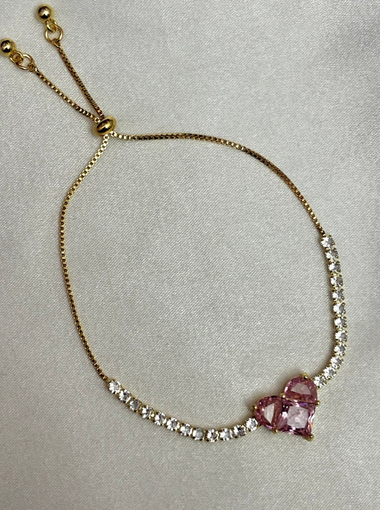 Heart Diamond Bracelet