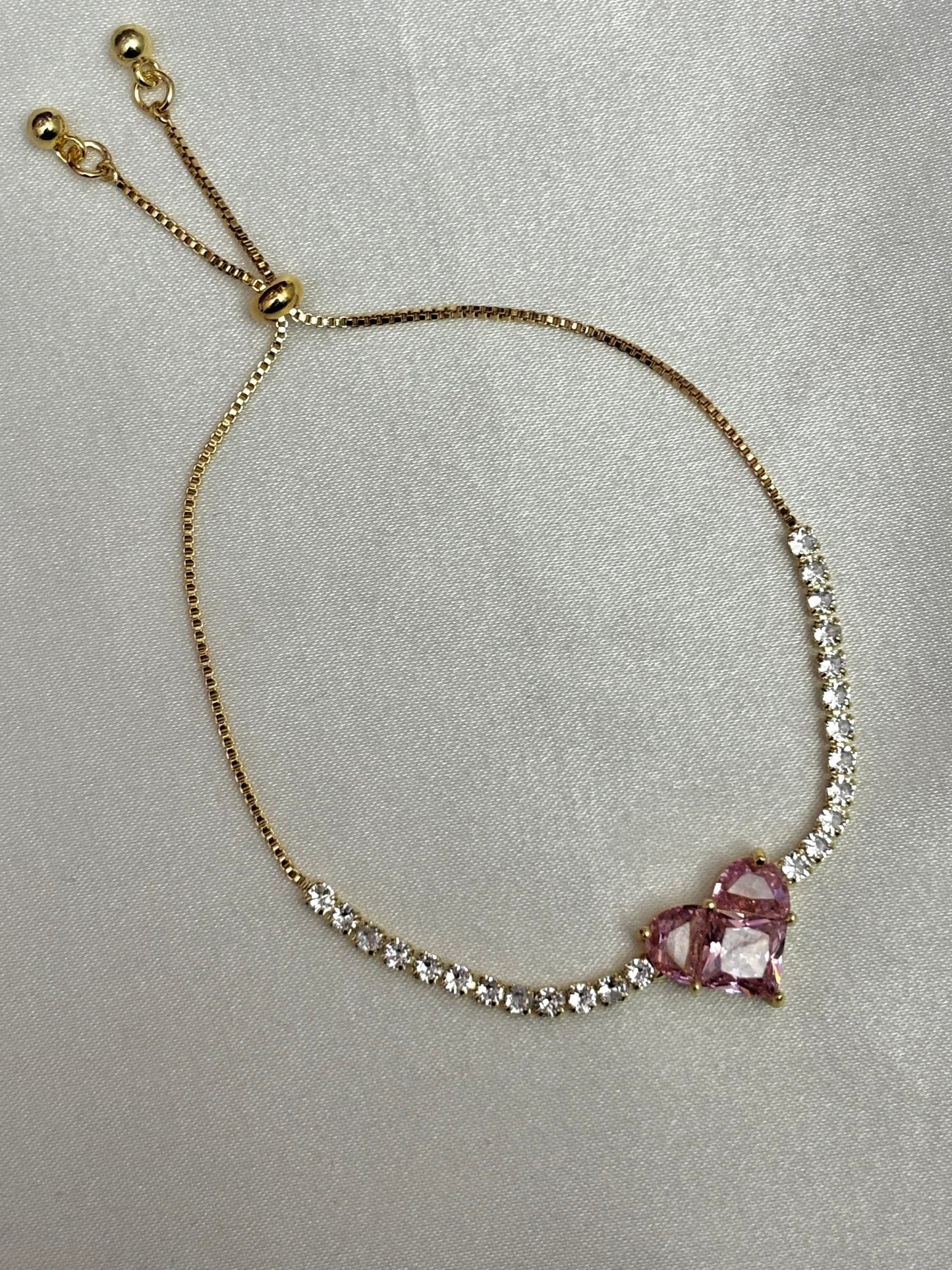 Heart Diamond Bracelet