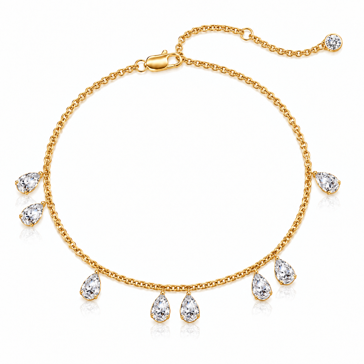 Azura Bracelet in 18 carat gold-plated 925 sterling silver