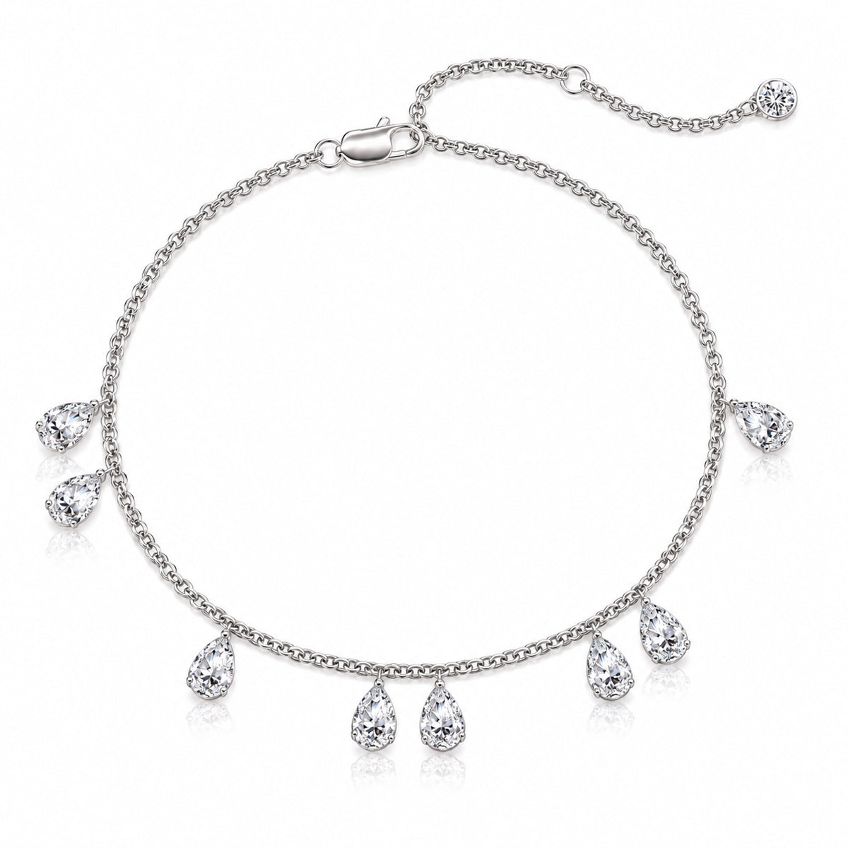 Azura Bracelet in rhodium-plated 925 sterling silver