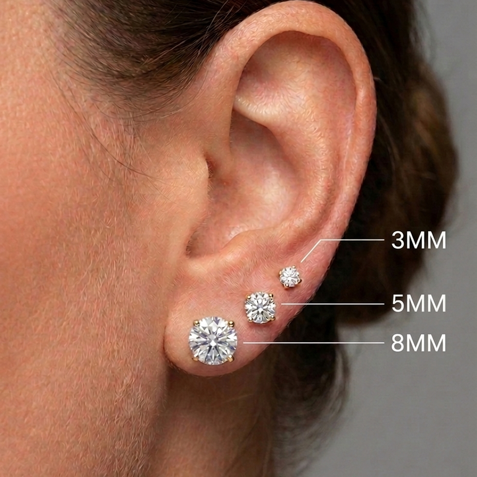 Diamond Stud Earrings