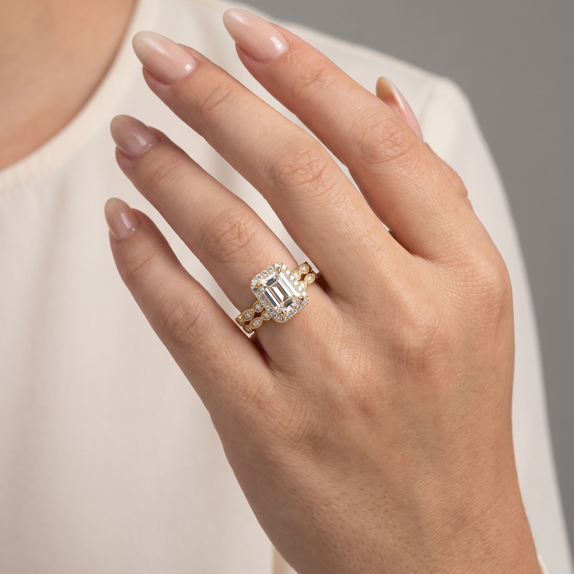 Emerald Ring | 925 Sterling Silver